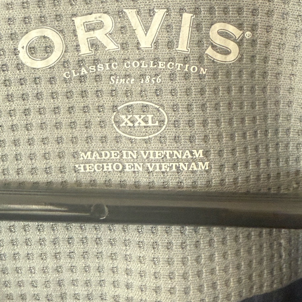 Orvis Classic Collection Men's Dark Blue Casual Shirt - Picture 3 of 7